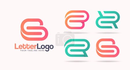 Letter logo or favicon design bundle