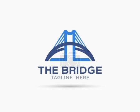 Téléchargez les illustrations : Conception logo constructeur de pont - en licence libre de droit