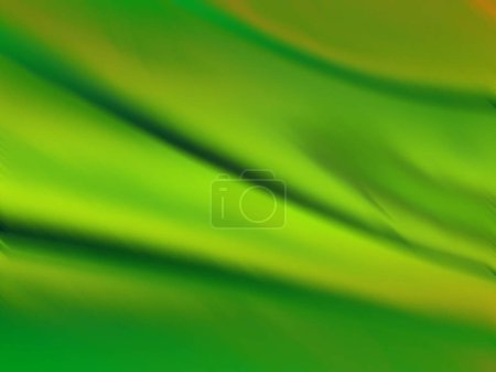 Photo for Abstract blurred dark green orange fabric pattern for background or illustration, Advertising  design graphic product, Elegant horizontal - Royalty Free Image