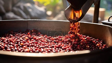 production et culture de café, processus de production de café