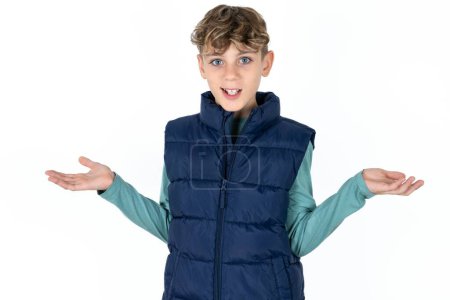 Photo for Handsome caucasian teenager boy on white studio background celebrating crazy and amazed for success with arms raised and open eyes screaming excited. Winner concept - Royalty Free Image