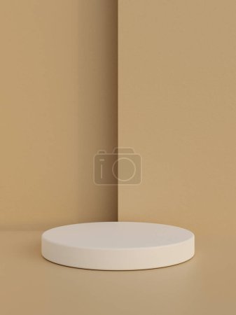 Foto de Antecedentes mínimos de podio para branding y presentación de productos. renderizado 3d. - Imagen libre de derechos