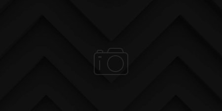 Foto de Fondo abstracto de forma negra oscura con alta resolución. diseño moderno minimalista para presentaciones de negocios. renderizado 3d. - Imagen libre de derechos