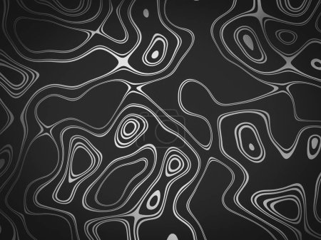 abstract line wave on dark background