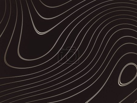 abstract line wave on dark background