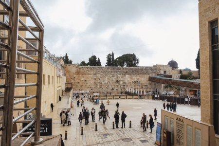 Foto de Jerusalén, Israel - 12 de abril de 2023. Entrada del Muro Occidental - Imagen libre de derechos