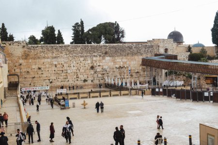 Foto de Jerusalén, Israel - 12 de abril de 2023. Muro occidental en la ciudad vieja - Imagen libre de derechos