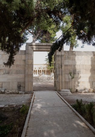 Téléchargez les photos : Eglise Pater Noster à Jérusalem, Israël - en image libre de droit