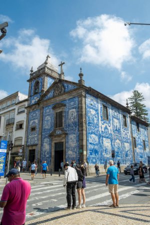 Foto de Oporto, Portugal - 12 de septiembre de 2023. Capela das Almas, Santa Catarina. - Imagen libre de derechos