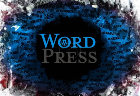 Photo for Wordpress, wordpress background design - Royalty Free Image