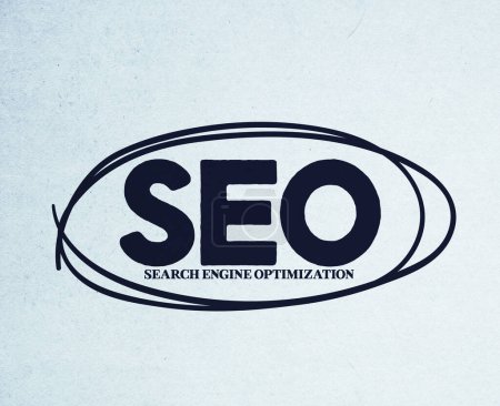 Photo for Search engine optimization, seo background - Royalty Free Image