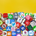 Social Media, Social Media Background Design