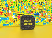 Social Media, Social Media Background Design mug #620315480