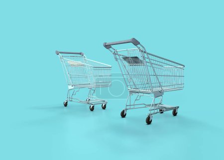 E-commerce and market cart, e-commerce image