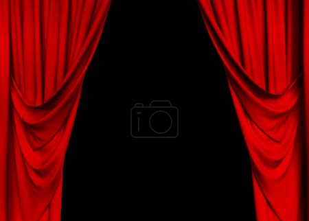 Foto de Curtain and Stage Theme - Background Image - Imagen libre de derechos
