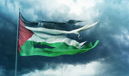 Photo for Palestine Flag, Palestine, State of Palestine - Royalty Free Image