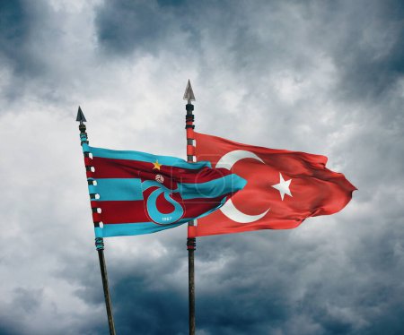 Téléchargez les photos : Trabzonspor Football Club - T, Trabzonspor Logo - en image libre de droit