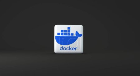 Foto de Docker, es un programa informático que proporciona virtualización a nivel del sistema operativo. - Imagen libre de derechos