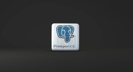 Téléchargez les photos : Postgresql - Postgresql est une base de données open source avancée alimentée par SQL. - en image libre de droit