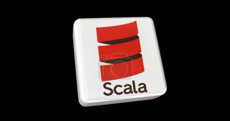 Téléchargez les photos : Scala, Langages de programmation - 3D Render - en image libre de droit