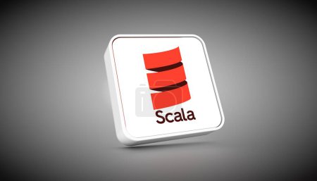 Téléchargez les photos : Scala, Langages de programmation - 3D Render - en image libre de droit