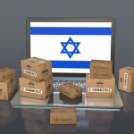  Israel, State of Israel, E-Commerce Visual Design, Social Media Images. 3D rendering.