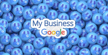 Photo for My Bussines, Google My Business, Google Services - 3D Visual Presentation. - Royalty Free Image