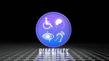 Disabled, Disability Signs, Icons are Visual Presentation.