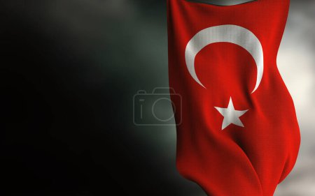 Turkish Flag, Waving Turkish Flag, Republic of Trkiye - Istanbul, Trkiye