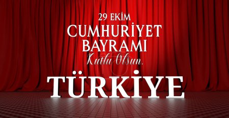 Bandera de Turquía, Día de la República - Traducir: 1923, Cumhuriyet Bayram, Turk Bayragi.