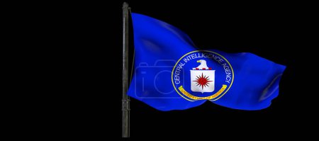 CIA, US Central Intelligence Agency Flag - Visual Design.