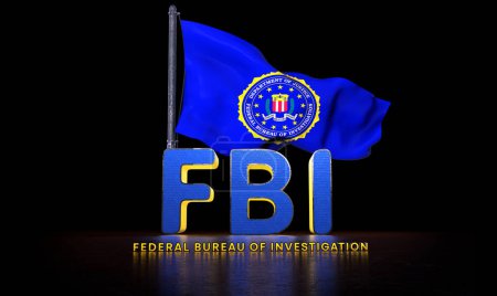 FBI, FBI Flag, Federal Bureau of Investigation - Visuelles Design.