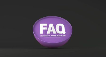 Photo for FAQ, Frequently Asked Questions - FAQ Visual Design for Your Media Presentations. (FAQ) - Royalty Free Image