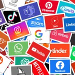Social Media Logos, Social Media Logos Visual Presentation - Background Design