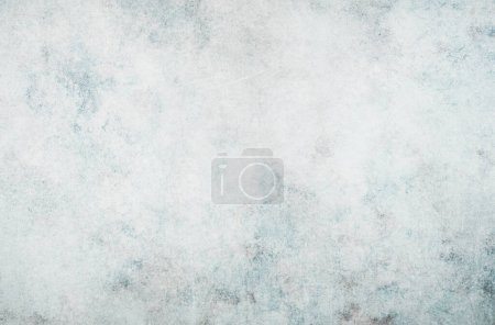 Photo for Textured white and blue background, scratched wall structure, template for scrapbook, vintage style - Royalty Free Image