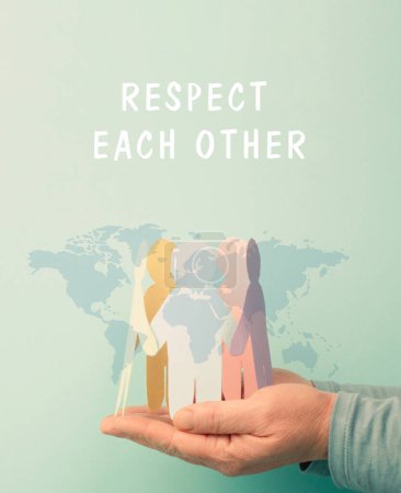 Respekt füreinander, Verantwortung, Toleranz und Entwicklung, menschliche Beziehung und Interaktion, Inklusion und Vielfalt 
