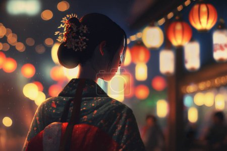 Photo pour Découvrez la beauté et la tradition du Festival Higan du Japon, un temps de réflexion et d'hommage aux ancêtres pendant l'équinoxe. - image libre de droit