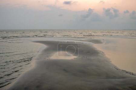 Photo for Landscape of Bakkhali sea shore - Royalty Free Image