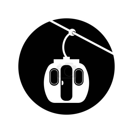 funicular icon vector illustration symbol design