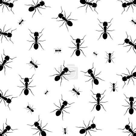 Ant vector background illustration design