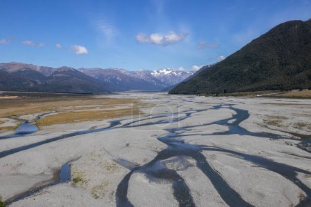 The Waimakariri River is one of the largest rivers in Canterbury, on the eastern coast of New Zealand's South Island.