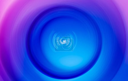 Photo for Abstract circle wave lens shine smooth color composition - Royalty Free Image