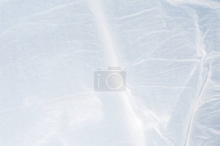 Photo for Blank white crumpled and creased paper texture background - Royalty Free Image