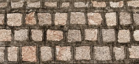 Photo for Old brick stone wall textured background - Royalty Free Image
