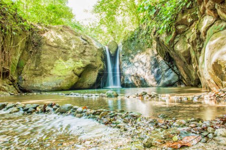 A great Waterfall in Costa Rica in april season