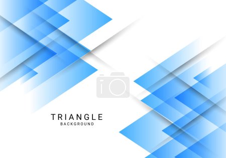 Illustration for Abstract triangular pattern colorful dynamic design background vector - Royalty Free Image