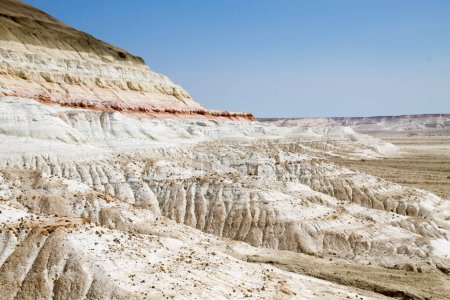 Foto de Formación de rocas Baysary, región de Mangystau, Kazajstán. Asia Central hito - Imagen libre de derechos