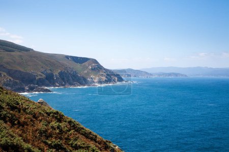 Karge Küstenlandschaft, Galicien, Spanien. Der nördlichste Punkt Spaniens