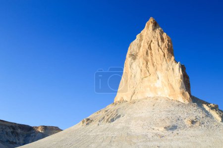 Stunning rock pinnacles in Bozzhira valley view, Kazakhstan. Central asia landmark