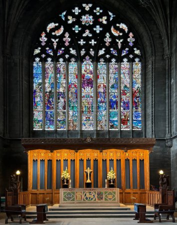 Photo for Paisley Abbey internal views showing magnificent interior - Royalty Free Image